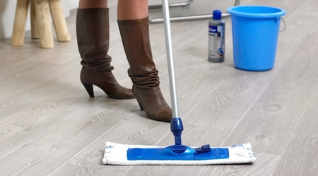 La limpieza de parquet, tarima flotante y suelo laminado