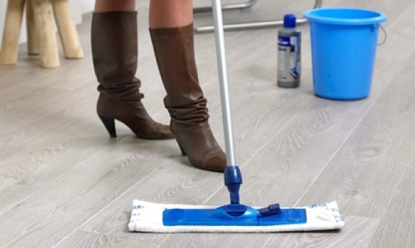 La limpieza de parquet, tarima flotante y suelo laminado